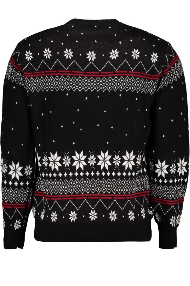 Ballin zwarte heren trui | Achteraanzicht