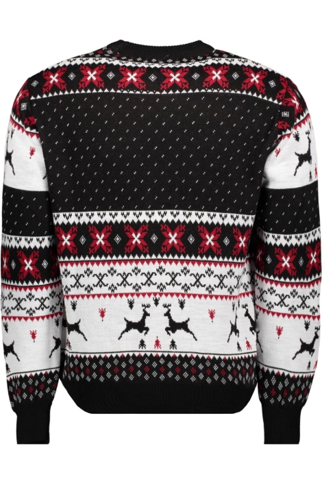 Ballin zwarte heren trui | Achteraanzicht