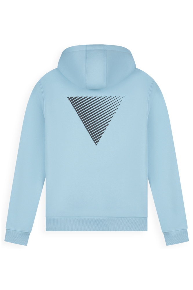 Pure Path blauwe heren sweater | Achteraanzicht