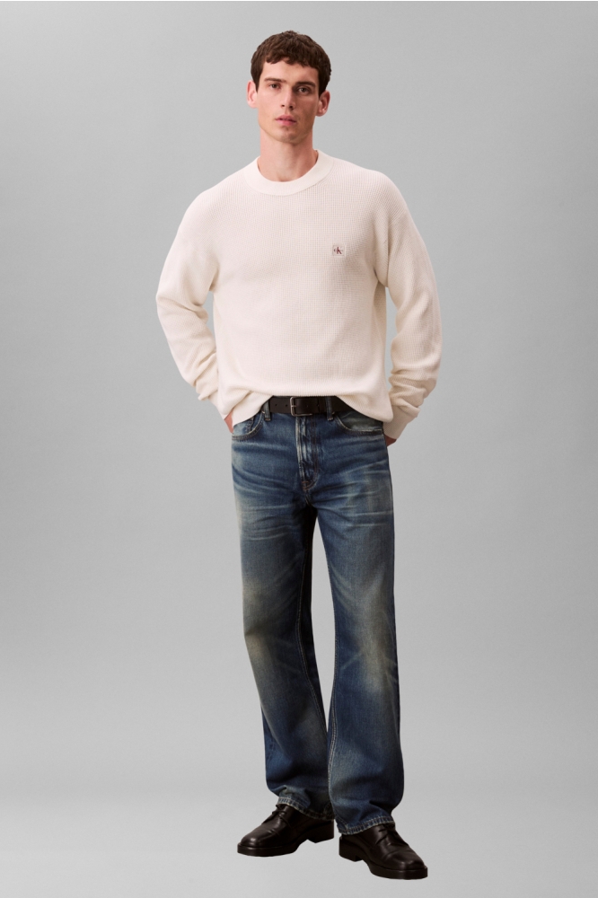 Calvin Klein beige heren sweater | Model
