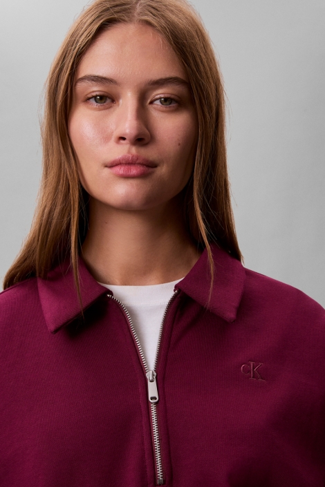 Calvin Klein paarse dames trui | Close up