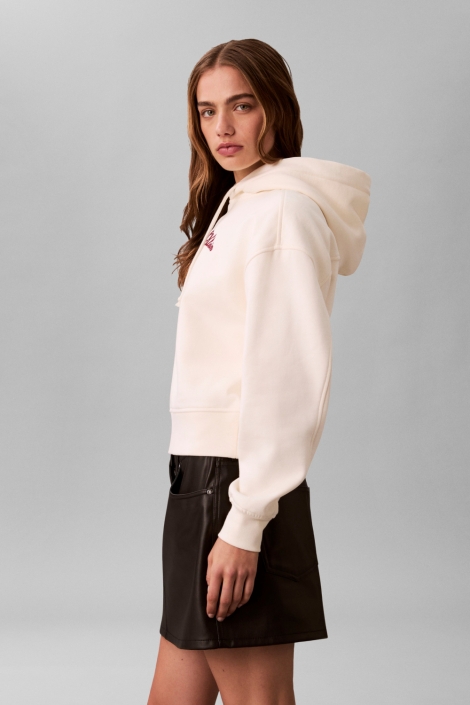 Calvin Klein beige dames sweater | Model zijaanzicht