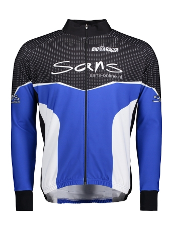 Sans Sportkleding 51368 TRUI LM BODYFIT BLAUW WIT