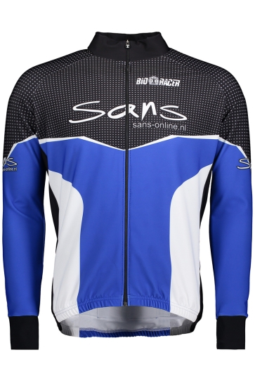 Sans Sportkleding 51368 TRUI LM BODYFIT BLAUW WIT
