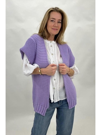 Soul Touch Vest VESTJE MOUWLOOS 9111 LILAC