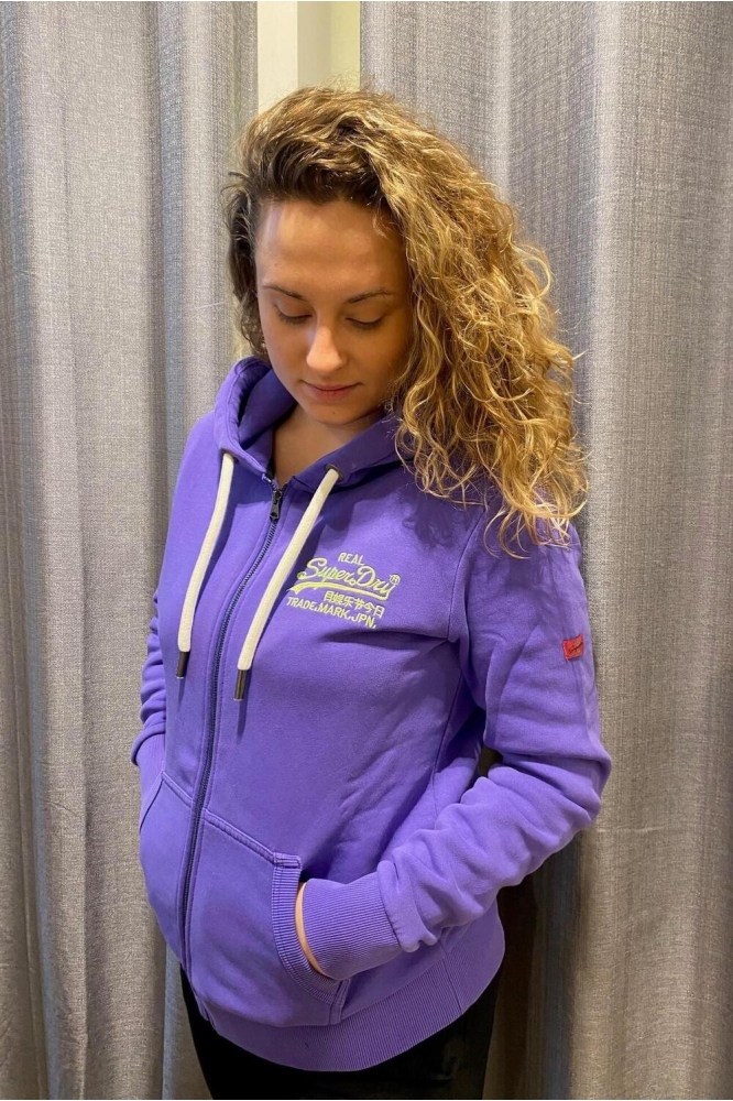 VINTAGE VL NEON ZIPHOOD W2011866A MALIBU PURPLE