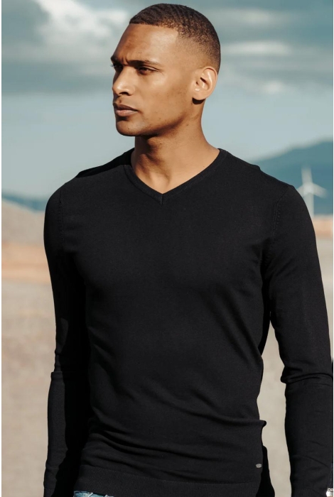 Petrol Industries men knitwear v neck basic