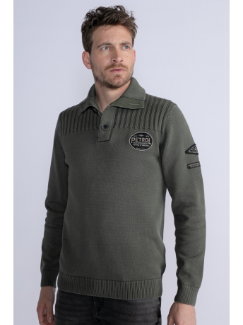 Petrol Industries Trui MEN KNITWEAR COLLAR M 3030 KWC203 6092