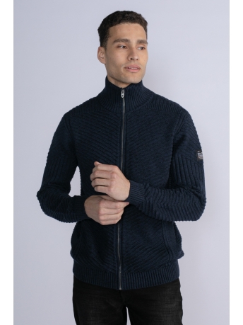 Petrol Industries Vest MEN KNITWEAR COLLAR CARDIGAN M 3030 KWC295 5152