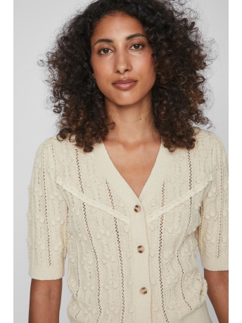 Rouge Vila Vest VIJOMA 2 4 SL KNIT CARDIGAN 14088159 BIRCH