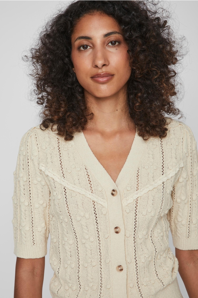 VIJOMA 2 4 SL KNIT CARDIGAN 14088159 BIRCH