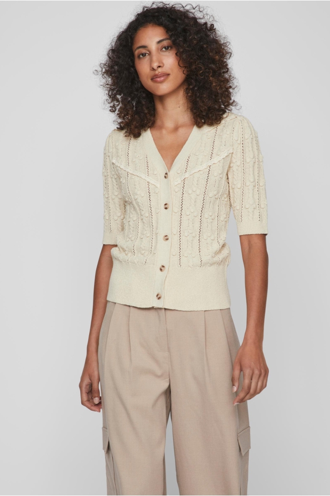 VIJOMA 2 4 SL KNIT CARDIGAN 14088159 BIRCH