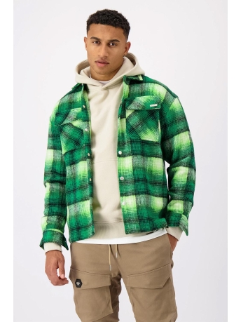 Black Bananas Overhemd ARCH OVERSHIRT MENFW23 2 28 GREEN