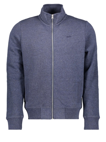 Superdry Vest ESSENTIAL LOGO ZIP TRACK TOP M2013117A ZE2 VINTAGE NAVY MARL
