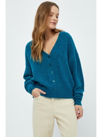 Peppercorn Vest PEARL V NECK LONG SLEEVE PC7286 2114 OCEAN DEPTHS