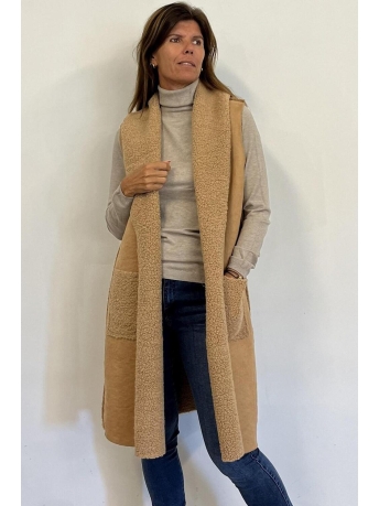 Soul Touch Vest LAMMY VEST 252 3 CAMEL