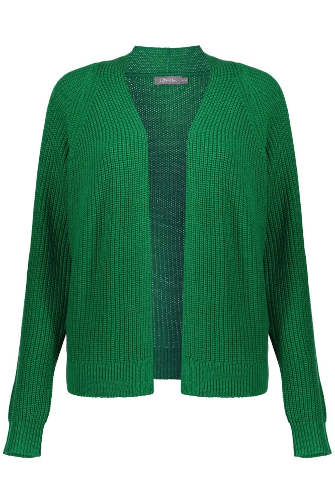 GEBREID BASIC VEST 34512 10 BRIGHT GREEN