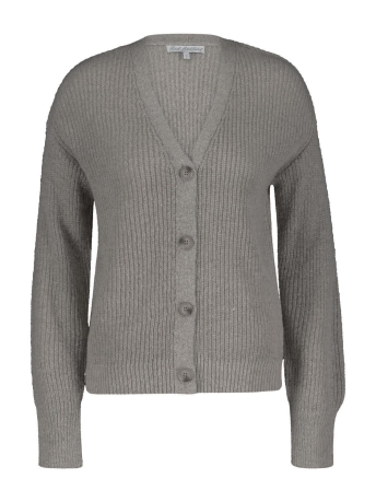 Red Button Vest CARDIGAN SRB4100 GREY