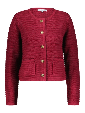 Red Button Vest DANELLE JKT SRB4090 CHANEL RED