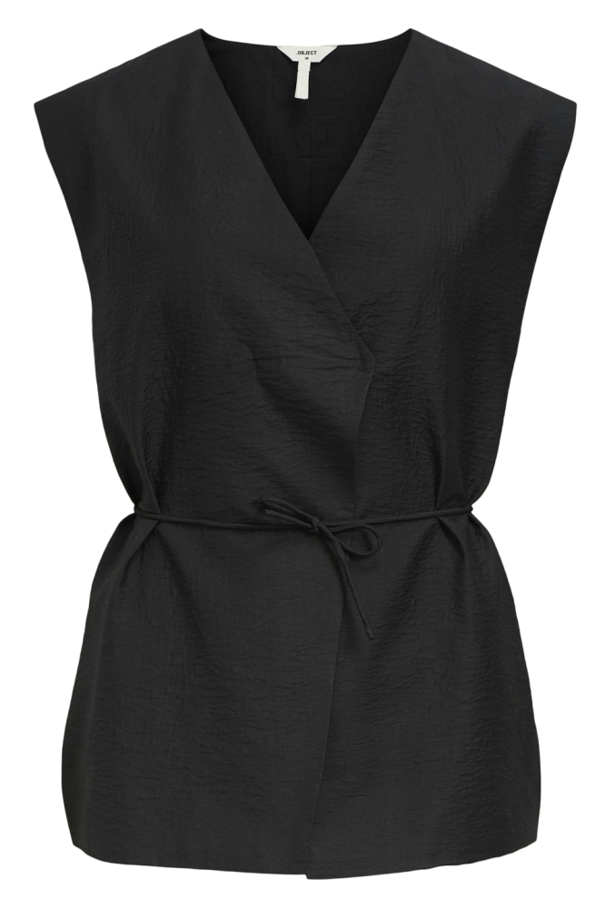 OBJYUI LO WAISTCOAT 137 23046028 BLACK