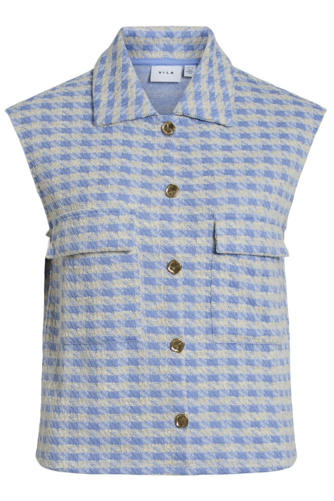 VIGESTA O-NECK S/L VEST 14106904 Kentucky Blue