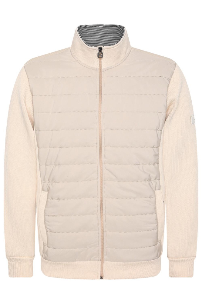 Gabbiano beige heren vest | Vooraanzicht