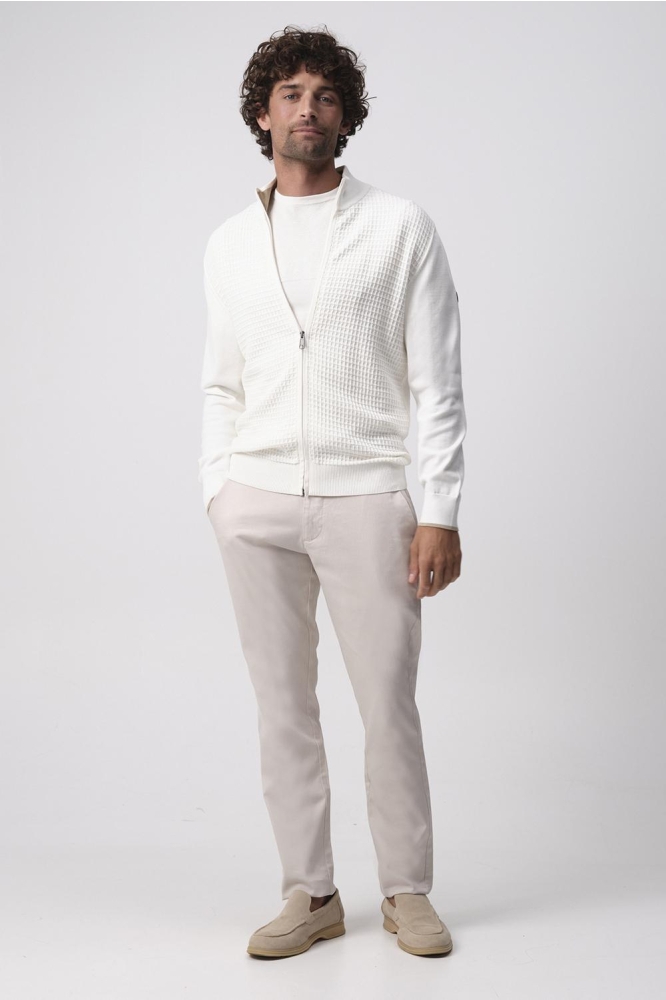 Campbell ecru heren vest | Model