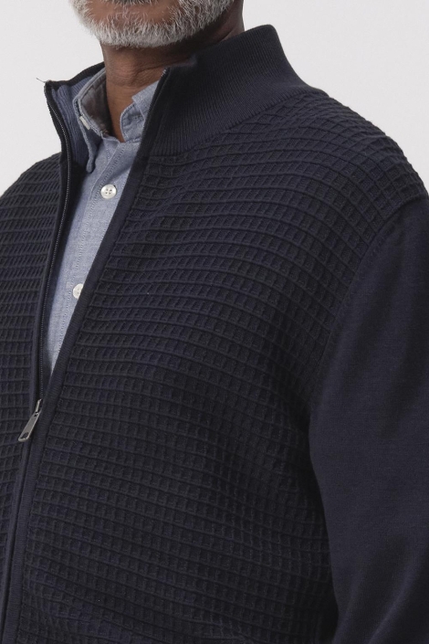 Campbell blauwe heren vest | Unique Selling Point