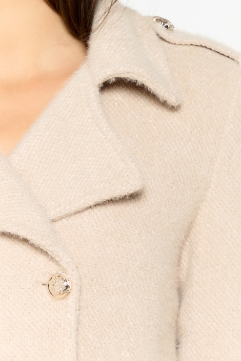 LolaLiza beige dames jas | Unique Selling Point