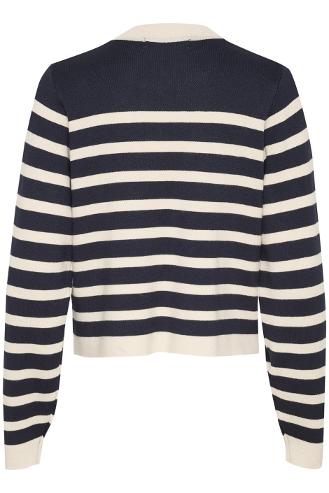 Culture blauwe dames vest | Achteraanzicht