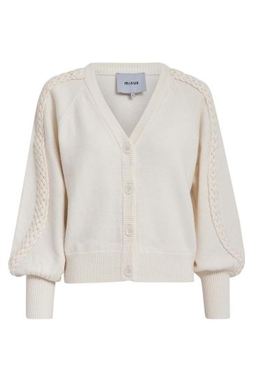 Minus Vest VERA KNIT CARDIGAN MI6514 220 BROKEN WHITE