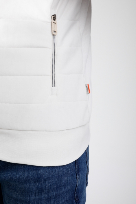 Gabbiano witte heren vest | Close up