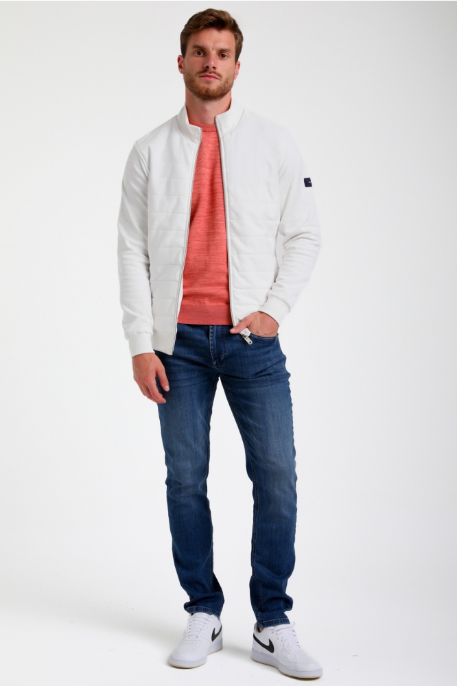 Gabbiano witte heren vest | Model