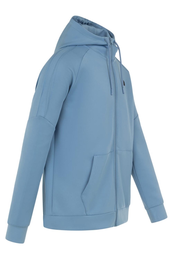 Cruyff blauwe heren vest | Zijaanzicht