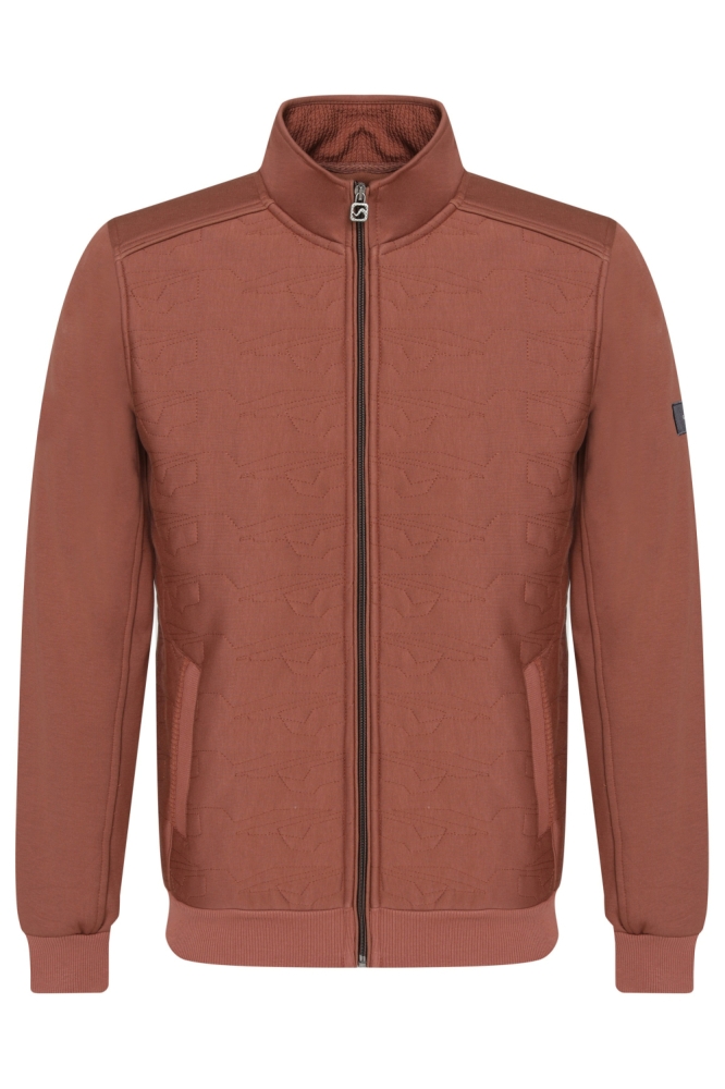 Gabbiano bruine heren vest | Vooraanzicht
