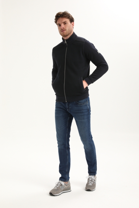 Gabbiano blauwe heren vest | Model