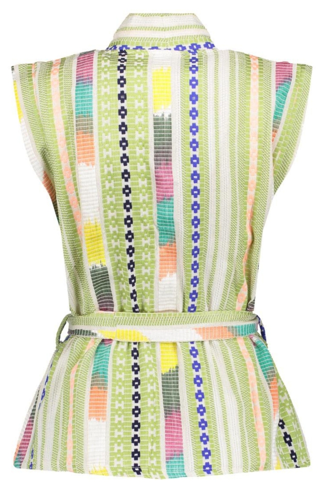 GILET MET CEINTUUR 55066 21 GREEN/LIME