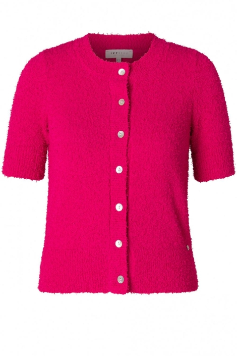 Ivy Beau roze dames vest | Vooraanzicht