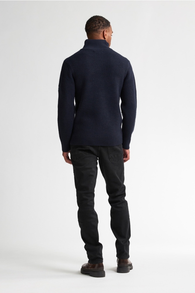 Petrol Industries blauwe heren trui | Model