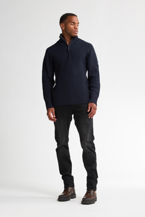 Petrol Industries blauwe heren trui | Model