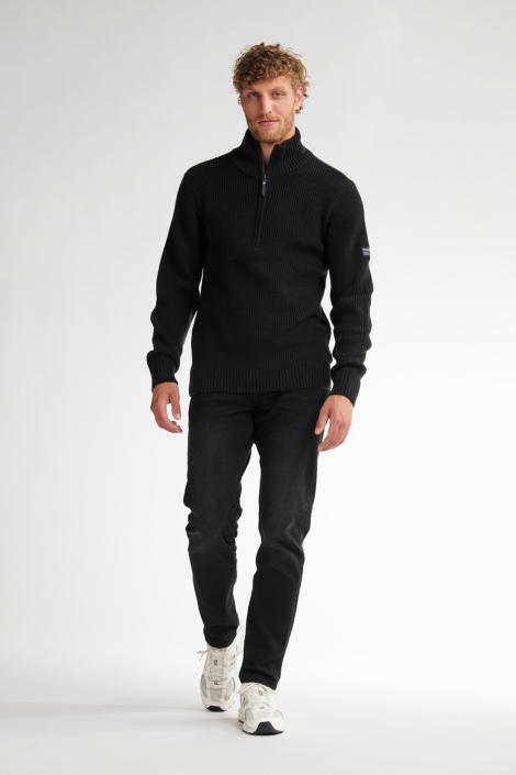 Petrol Industries zwarte heren trui | Model