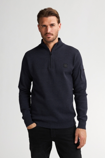 Petrol Industries HALF ZIP SWEATER ASPEN M 3050 KWC248 5092 Royal Navy