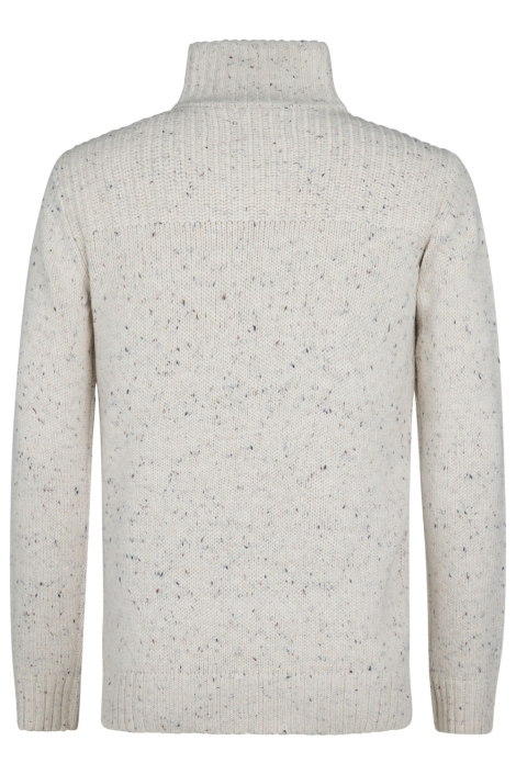 Petrol Industries beige heren trui | Achteraanzicht