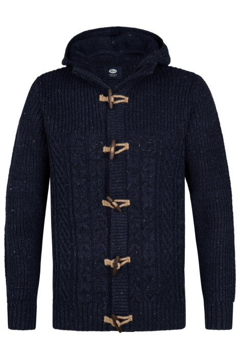 Petrol Industries blauwe heren vest | Vooraanzicht