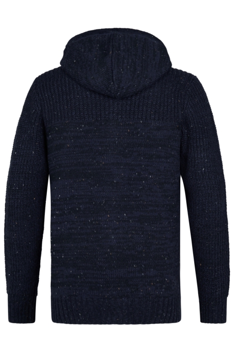 Petrol Industries blauwe heren vest | Achteraanzicht