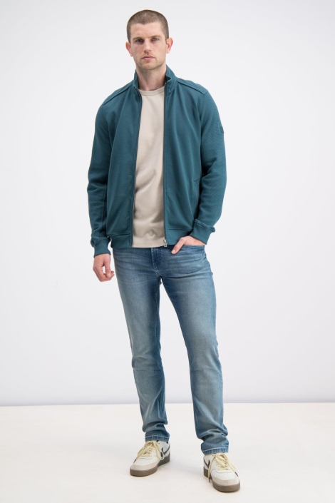 Gabbiano blauwe heren vest | Model