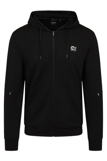 Cruyff Vest QUARTZ FZ HOOD CSA253049 998 Black