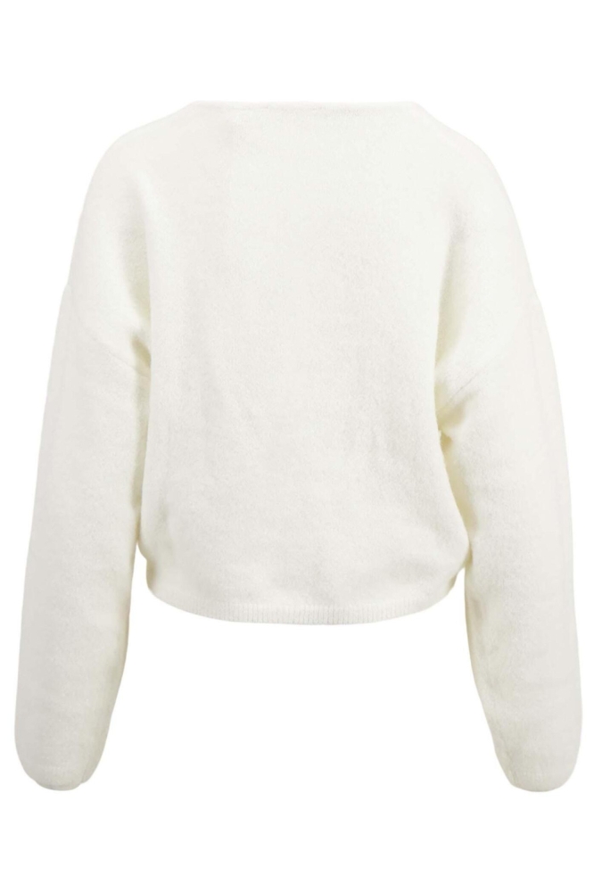Zusss beige dames vest | Achteraanzicht