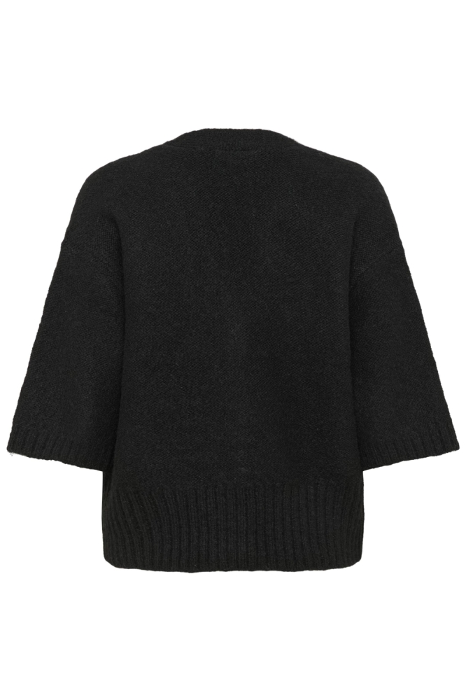 Kaffe zwarte dames vest | Achteraanzicht