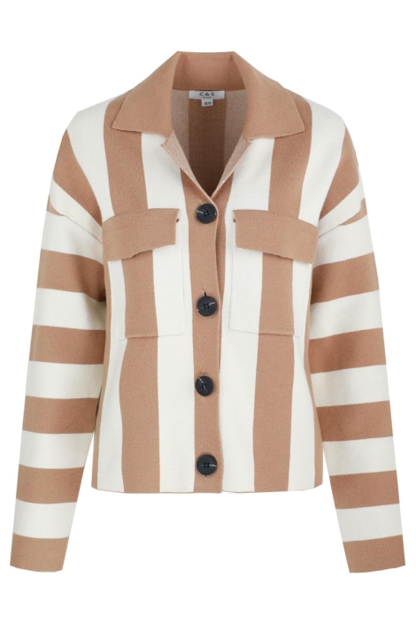 C&S The Label camel dames vest | Vooraanzicht